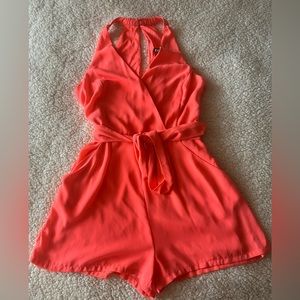 Express Romper with a self belt size 2
